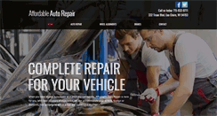 Desktop Screenshot of affordableautorepaireauclaire.com