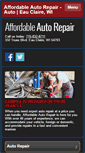 Mobile Screenshot of affordableautorepaireauclaire.com